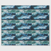 嵐の海の船 ラッピングペーパー (フラット)