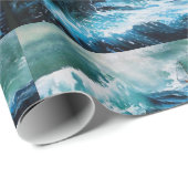 嵐の海の船 ラッピングペーパー (ロールコーナー)