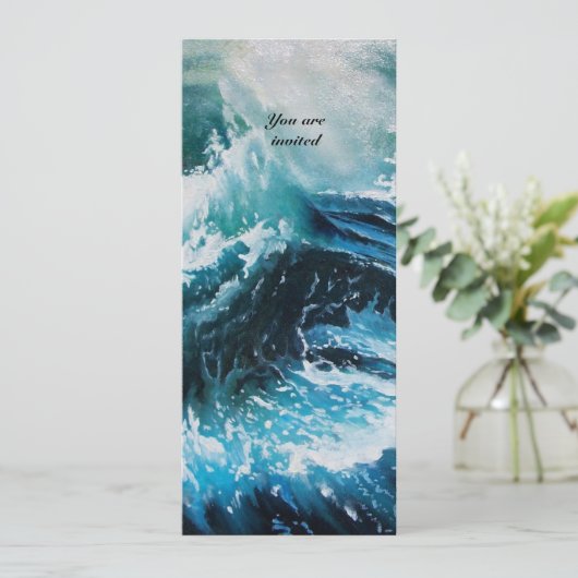 嵐の海を航行する船 招待状 (スタンド正面)