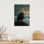 嵐の海を越えたアルバトロス ポスター (キッチン)