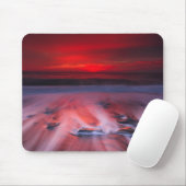 嵐の海上の夜明け マウスパッド (マウス)