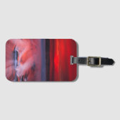 嵐の海上の夜明け ラゲッジタグ (正面横)