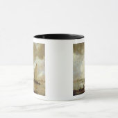 嵐の海景1655年 マグカップ (中央)