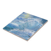 嵐の海波 タイル (側面)