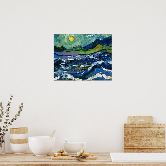 嵐の海 ポスター (キッチン)