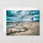 嵐の海 ポストカード (正面/裏面)