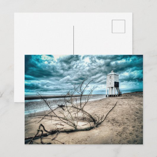 嵐の海 ポストカード (正面/裏面)