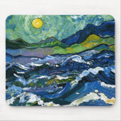 嵐の海 マウスパッド (正面)