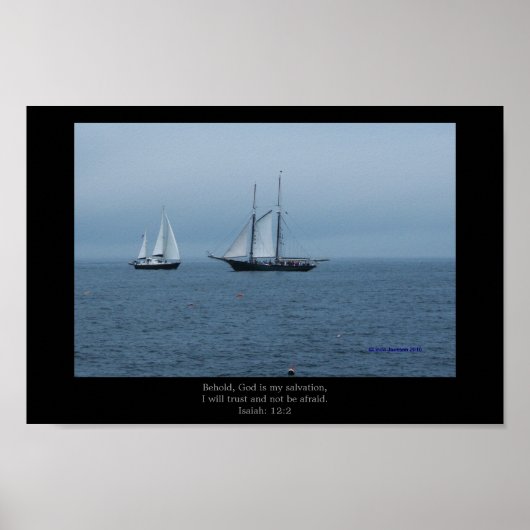嵐の海,見よ,神は私の救いであり,ポスター ポスター (正面)