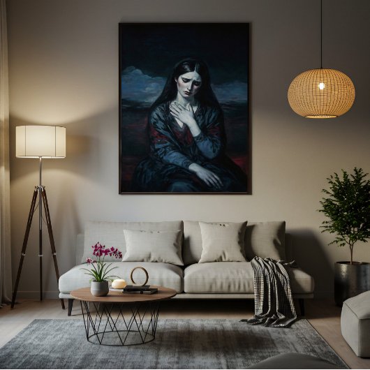 嵐の涙 キャンバスプリント