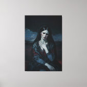 嵐の涙 キャンバスプリント (正面)