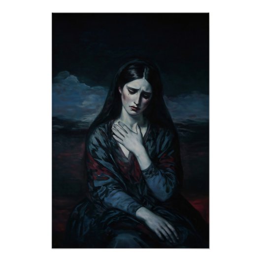 嵐の涙 ポスター (正面)