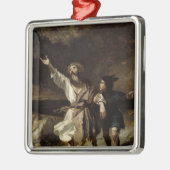 嵐の王Learおよび愚か者 メタルオーナメント (左)