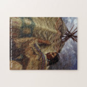 嵐の監視、ネイティブアメリカンのパズル ジグソーパズル (横)