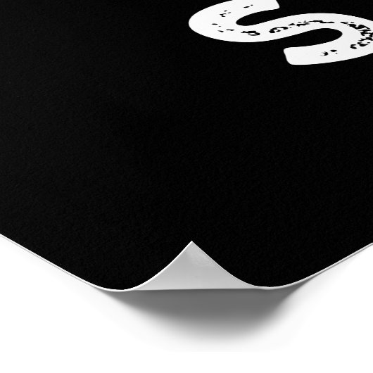 嵐の目は暗おもしろいい夕暮れ ポスター (角)