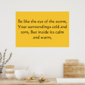 嵐の目 ポスター (キッチン)