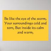 嵐の目 ポスター (正面)