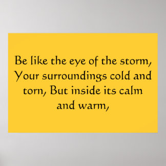 嵐の目 ポスター