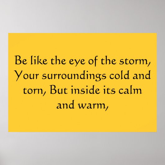 嵐の目 ポスター (正面)