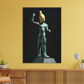 嵐の神バールのアイドル,シリアから,ブロンズ時代 キャンバスプリント (インサイチュ (リビング))
