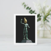 嵐の神バールのアイドル,シリアから,ブロンズ時代 ポストカード (スタンド正面)