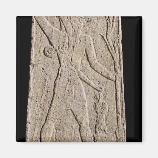 嵐の神バールは雷で マグネット (正面)