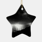 嵐の稲妻は雨が降ります セラミックオーナメント (右)