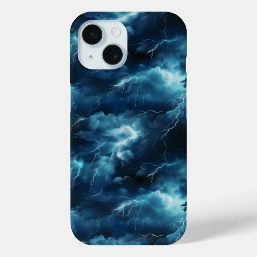 嵐の稲妻パターン Case-Mate iPhoneケース (裏面)