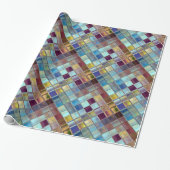 嵐の空がカスタマイズ可能なタイルアート ラッピングペーパー (アンロールド)