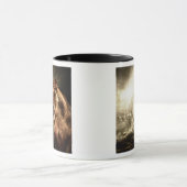 嵐の空に対するとどろく雌ジシ マグカップ (中央)