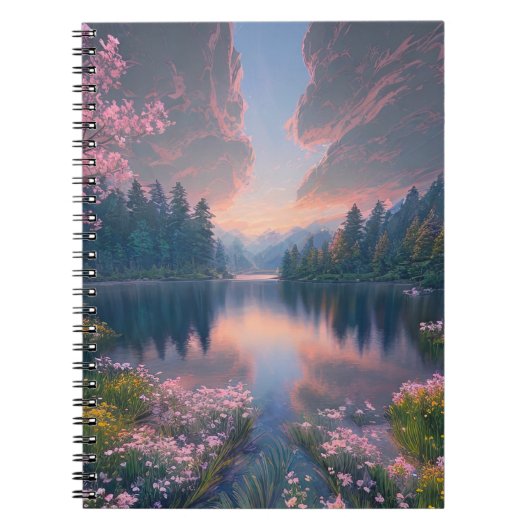 嵐の荒野の平和の囁き ノートブック (正面)