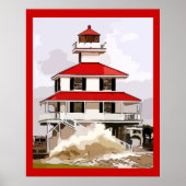 嵐の西端灯 ポスター (正面)