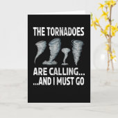 嵐の追いかけ者、ハリケーン嵐が恋人、竜巻が追いかけ カード (黄色い花)