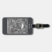 嵐の過ぎ去りを待つ ラゲッジタグ (正面横)