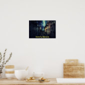 嵐の都市の破壊 ポスター (キッチン)