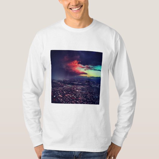 嵐の長袖のTシャツに Tシャツ (正面)