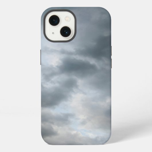 嵐の雲が割れる iPhoneケース (裏面)