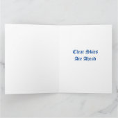 嵐の雲が大きなグリーティングカードを破る カード (内部)