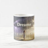 嵐の雲と光の間の夢マグカップ コーヒーマグカップ (中央)