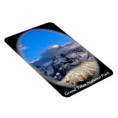 嵐の雲に包まれたグランドティトン マグネット (右側)