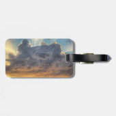 嵐の雲に照らされた夕日 ラゲッジタグ (裏面横)