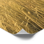 嵐の雲のあるフィールド ポスター (角)