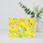 嵐の雲のライトニング ポストカード (スタンド正面)