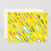 嵐の雲のライトニング ポストカード (正面/裏面)