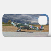 嵐の雲の下で火を放つ Case-Mate iPhoneケース (裏面 (横))