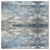 嵐の雲の抽象芸術 ファブリック (クローズアップ)