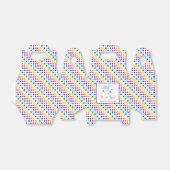 嵐の雲の虹のドット赤ちゃんシャワー フェイバーボックス (折り畳みなし)