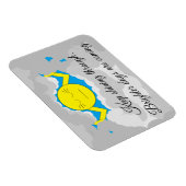 嵐の雲を突き抜ける太陽 マグネット (右側)