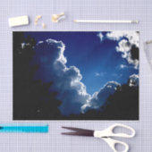 嵐の雲を通る日の光 薄葉紙 (クラフト)