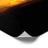 嵐の雲転がの山のポスター ポスター (角)